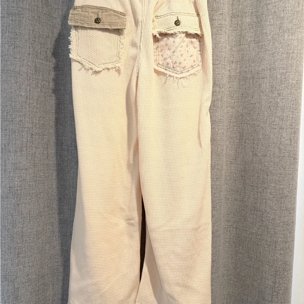 New POL Beige and Cream Patchwork waffle knit Set - Picture 5 of 5